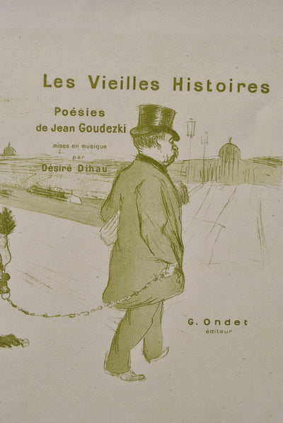 Henri DE TOULOUSE-LAUTREC : Le dresseur d'ours, Gravure originale (photo de détail 7) - Crédit photo : Galerie Art.Paris