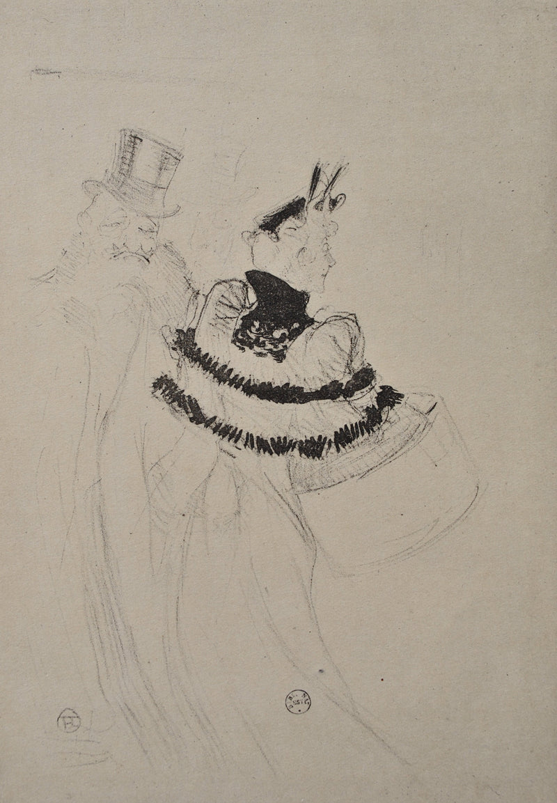 Henri DE TOULOUSE-LAUTREC : La chapelière, Gravure originale (photo de détail 2) - Crédit photo : Galerie Art.Paris