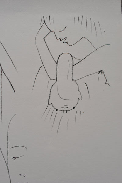 Jean COCTEAU : Le couple, Lithographie originale (photo de détail 7) - Crédit photo : Galerie Art.Paris