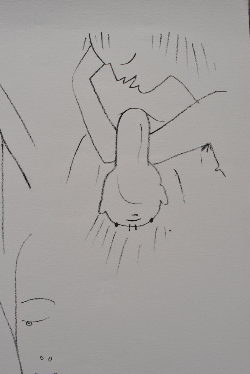 Jean COCTEAU : Le couple, Lithographie originale (photo de détail 7) - Crédit photo : Galerie Art.Paris