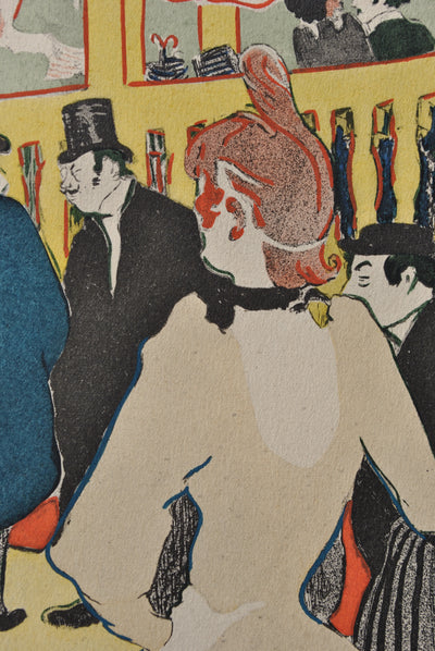 Henri DE TOULOUSE-LAUTREC : La goulue et sa soeur au moulin rouge, Gravure originale (photo de détail 4) - Crédit photo : Galerie Art.Paris