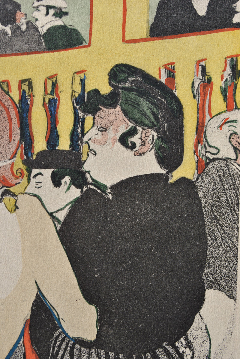 Henri DE TOULOUSE-LAUTREC : La goulue et sa soeur au moulin rouge, Gravure originale (photo de détail 5) - Crédit photo : Galerie Art.Paris