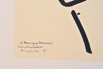 Henri MATISSE : Jeune beautée, Lithographie originale (photo de détail 2) - Crédit photo : Galerie Art.Paris