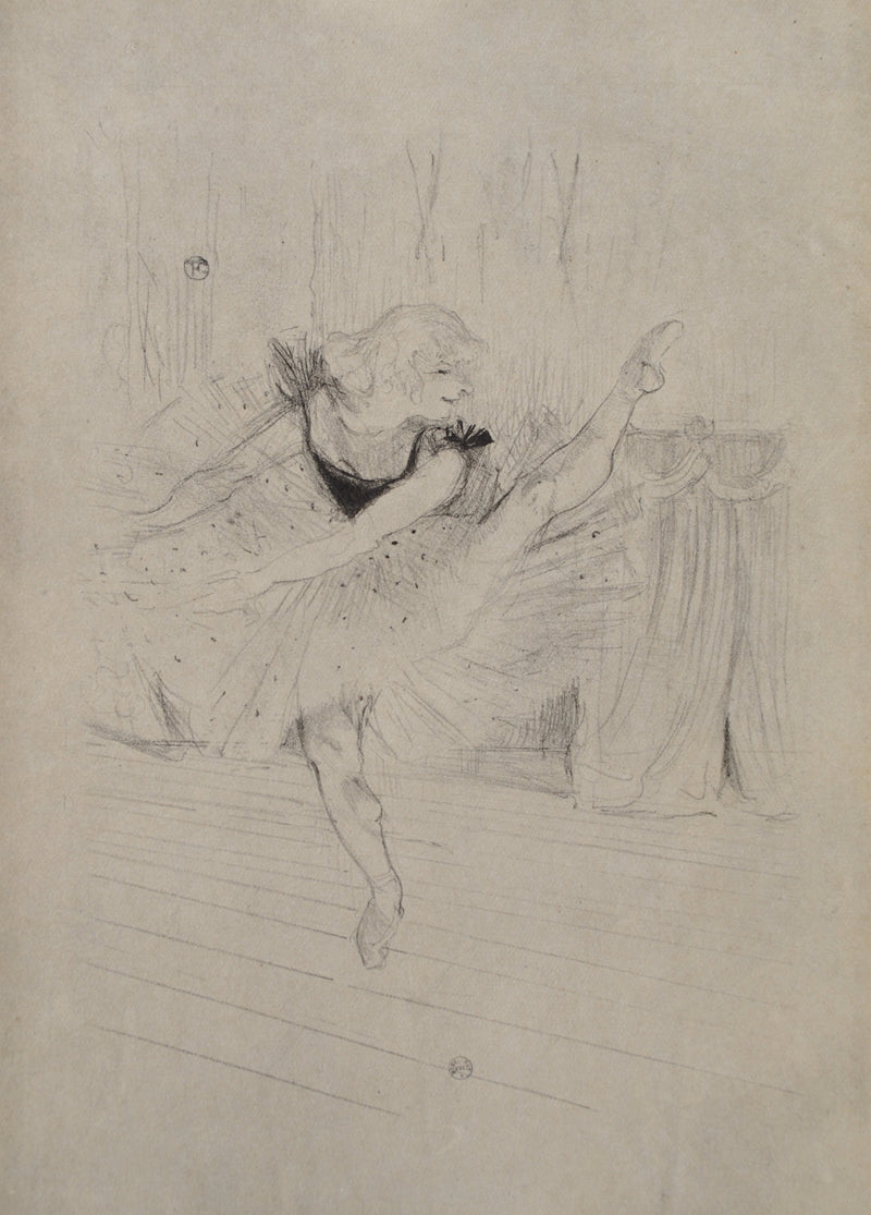 Henri DE TOULOUSE-LAUTREC : La ballerine, Gravure originale (photo de détail 3) - Crédit photo : Galerie Art.Paris