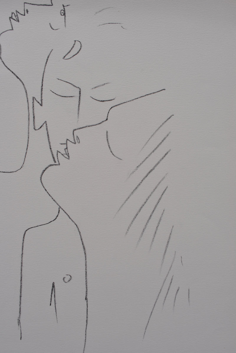 Jean COCTEAU : Le couple passionné, Lithographie originale (photo de détail 9) - Crédit photo : Galerie Art.Paris