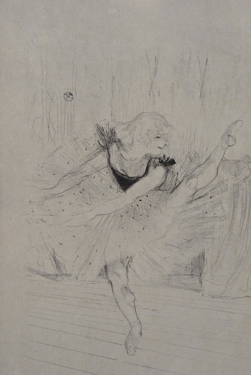 Henri DE TOULOUSE-LAUTREC : La ballerine, Gravure originale (photo de détail 6) - Crédit photo : Galerie Art.Paris