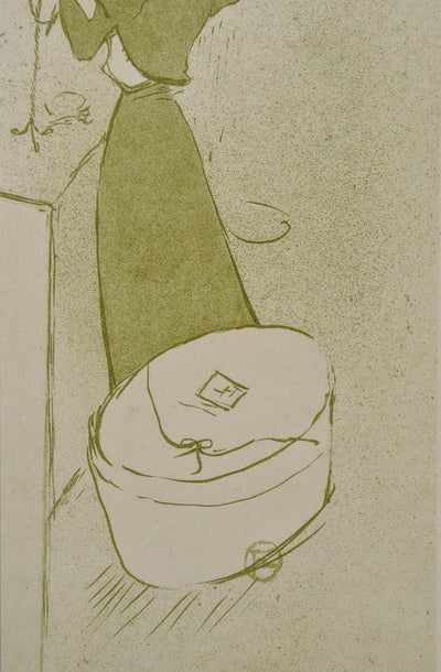 Henri DE TOULOUSE-LAUTREC : La chapelière, Gravure originale (photo de détail 4) - Crédit photo : Galerie Art.Paris