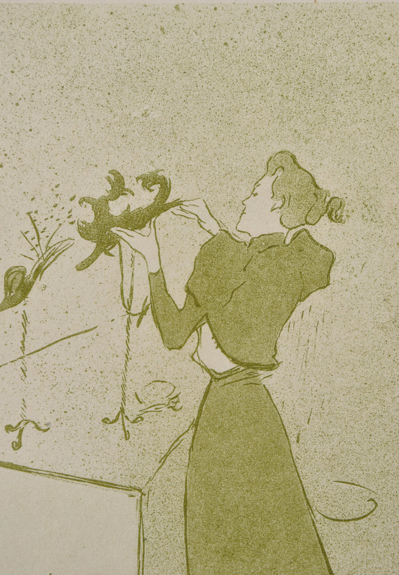 Henri DE TOULOUSE-LAUTREC : La chapelière, Gravure originale (photo de détail 5) - Crédit photo : Galerie Art.Paris