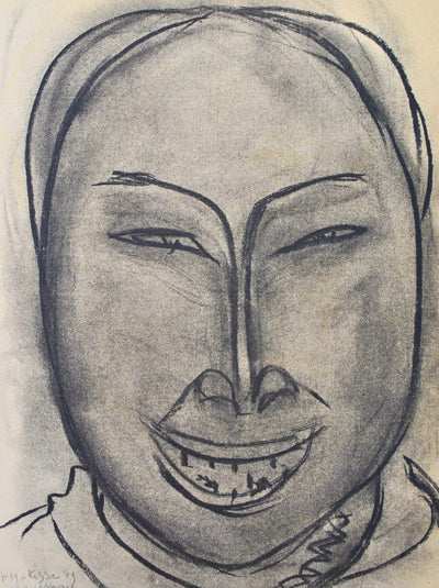 Henri MATISSE : Portrait d'Inuit, Lithographie originale (photo de détail 2) - Crédit photo : Galerie Art.Paris