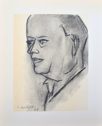 Henri MATISSE : Portrait d'écolière, Lithographie originale (photo de détail 8) - Crédit photo : Galerie Art.Paris