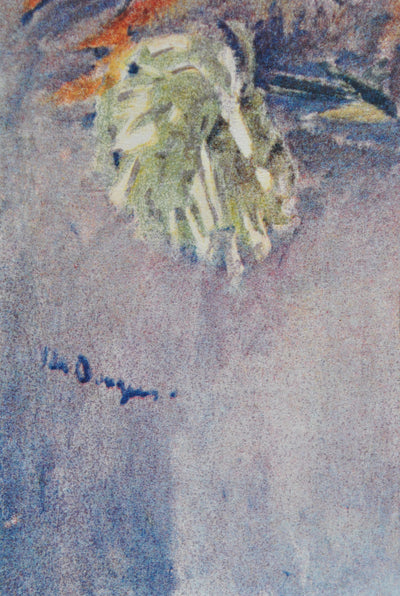 Kees VAN DONGEN : Le bouquet de pivoines, Gravure signée