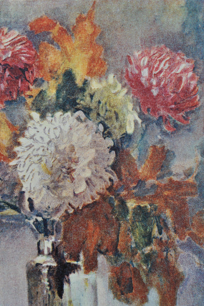 Kees VAN DONGEN : Le bouquet de pivoines, Gravure signée