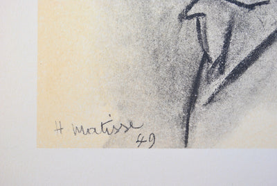 Henri MATISSE : Portrait d'écolière, Lithographie originale (photo de détail 10) - Crédit photo : Galerie Art.Paris