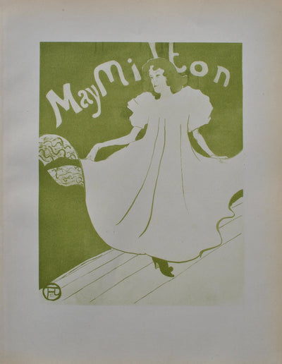 Henri DE TOULOUSE-LAUTREC : May Milton, Gravure originale (vue générale) - Crédit photo : Galerie Art.Paris