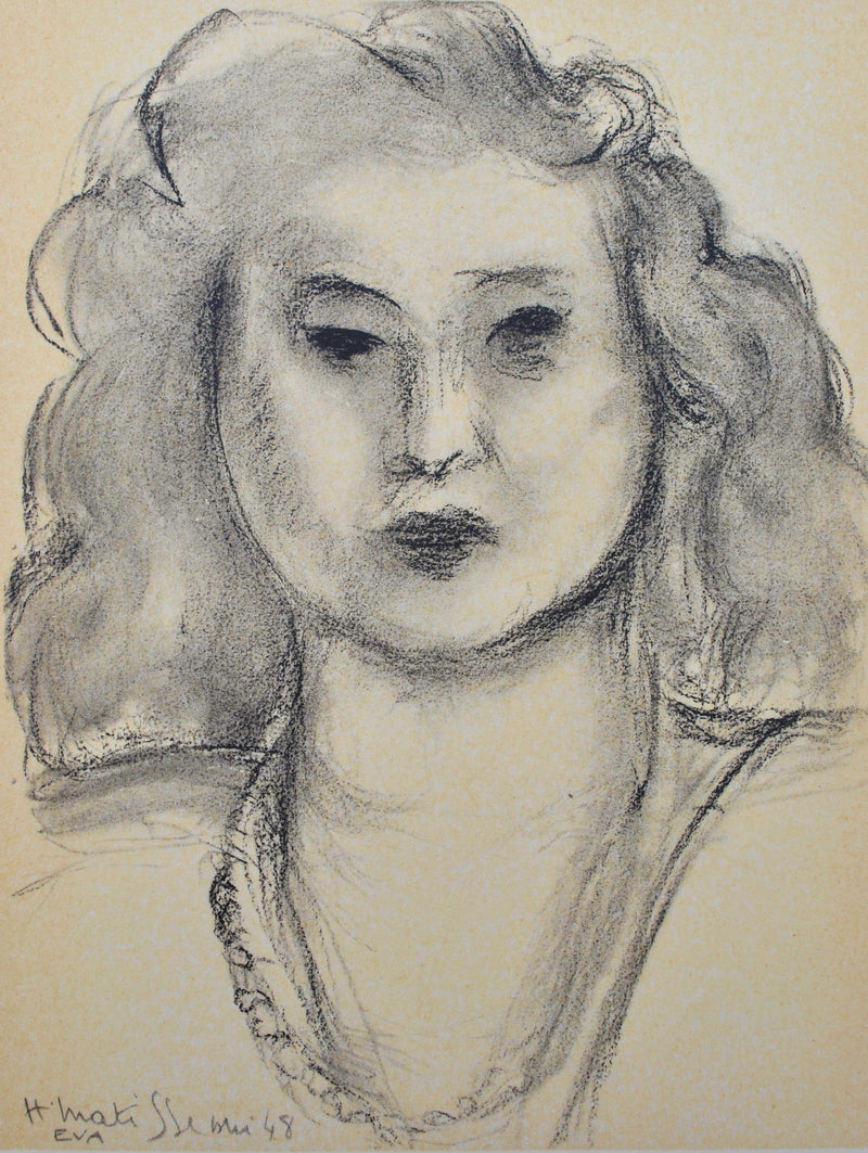 Henri MATISSE : Femme au collier, Lithographie originale (photo de détail 3) - Crédit photo : Galerie Art.Paris