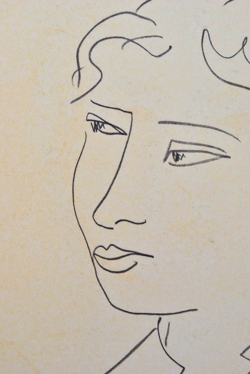 Henri MATISSE : Jacqueline Picasso, Lithographie originale (photo de détail 7) - Crédit photo : Galerie Art.Paris