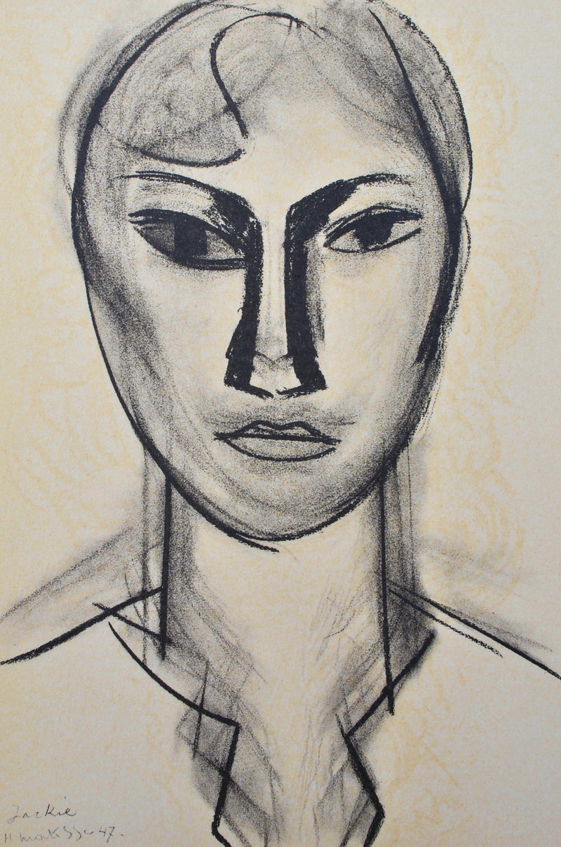 Henri MATISSE : Jacqueline Picasso, Lithographie originale (photo de détail 3) - Crédit photo : Galerie Art.Paris