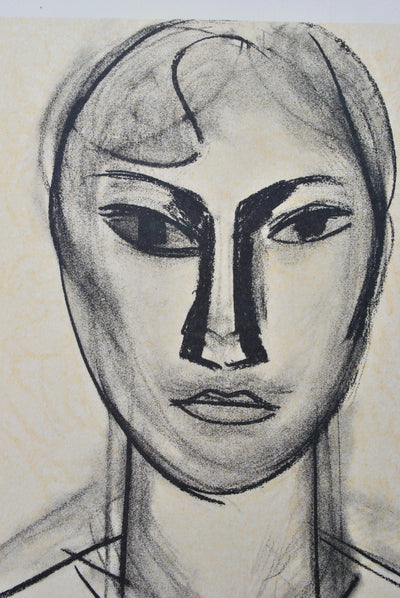 Henri MATISSE : Jacqueline Picasso, Lithographie originale (photo de détail 4) - Crédit photo : Galerie Art.Paris