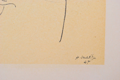 Henri MATISSE : Femme aux cheveux bouclés, Lithographie originale (photo de détail 9) - Crédit photo : Galerie Art.Paris