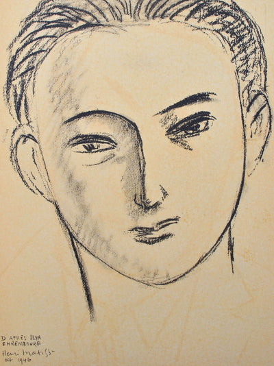 Henri MATISSE : Jeune homme fringant, Lithographie originale (photo de détail 3) - Crédit photo : Galerie Art.Paris