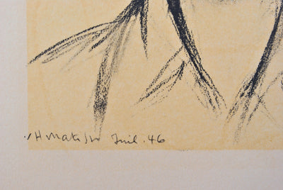 Henri MATISSE : Homme tranquille, Lithographie originale (photo de détail 3) - Crédit photo : Galerie Art.Paris