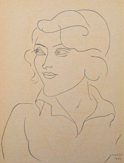 Henri MATISSE : La fille du bar, Lithographie originale (photo de détail 8) - Crédit photo : Galerie Art.Paris