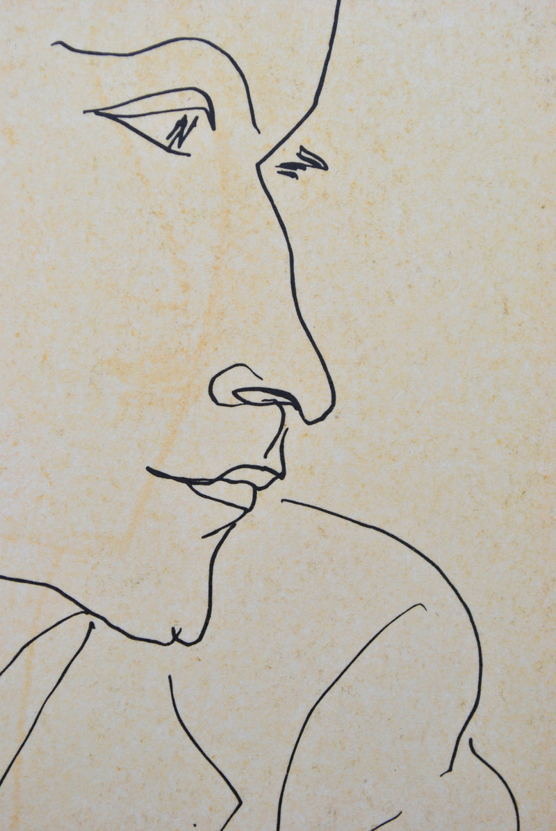 Henri MATISSE : Jean Cocteau, Lithographie originale (photo de détail 5) - Crédit photo : Galerie Art.Paris