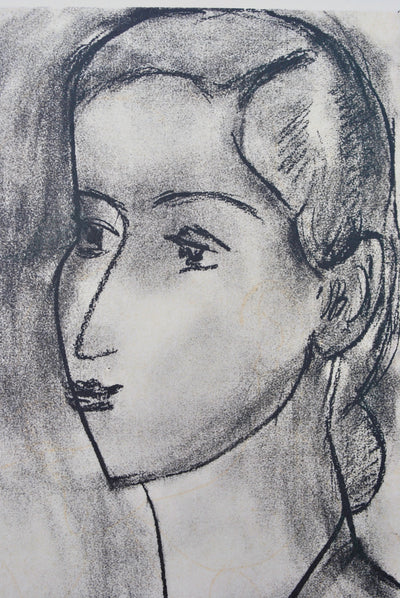 Henri MATISSE : Jeune femme faisant la moue, Lithographie originale (photo de détail 4) - Crédit photo : Galerie Art.Paris