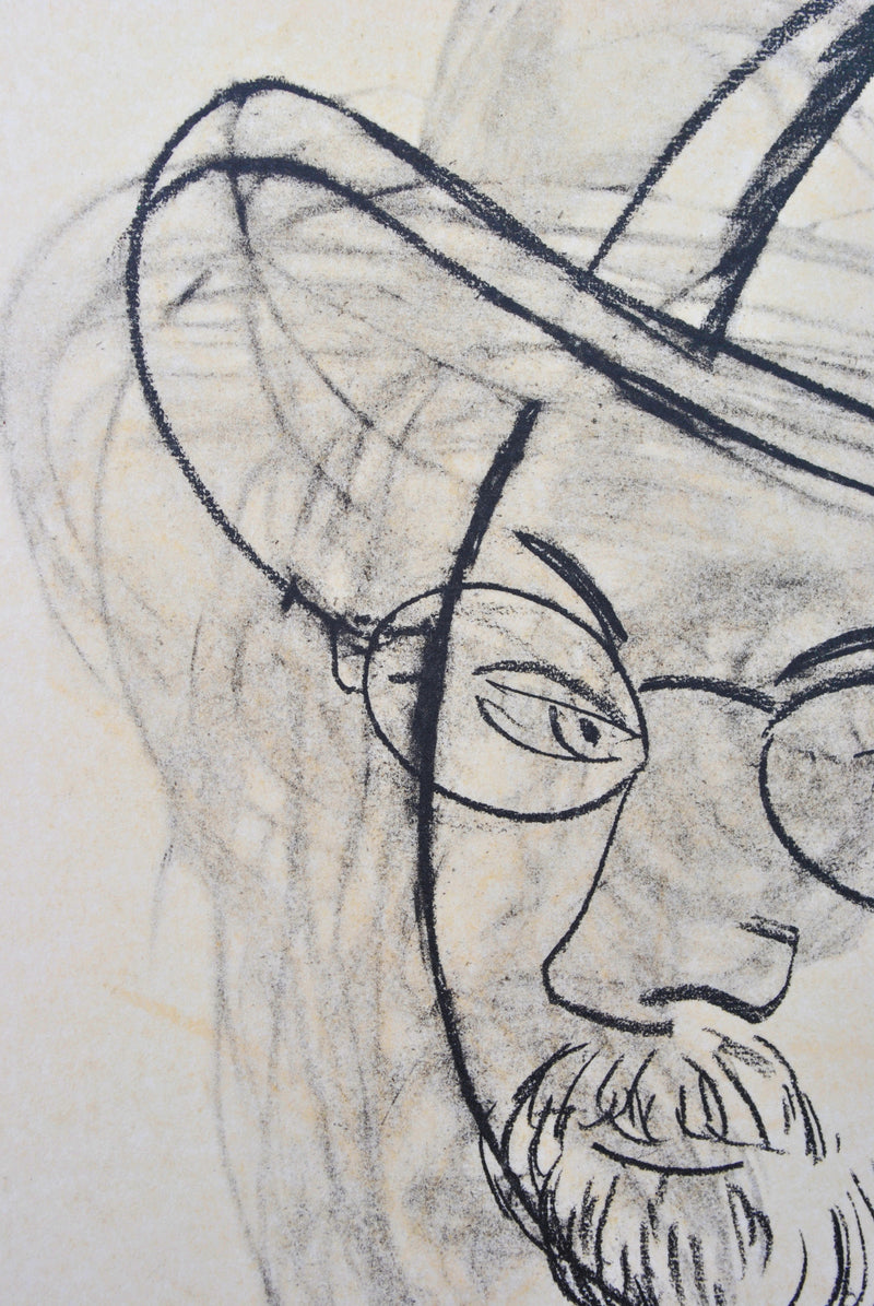 Henri MATISSE : Autoportrait au chapeau, Lithographie originale (photo de détail 5) - Crédit photo : Galerie Art.Paris