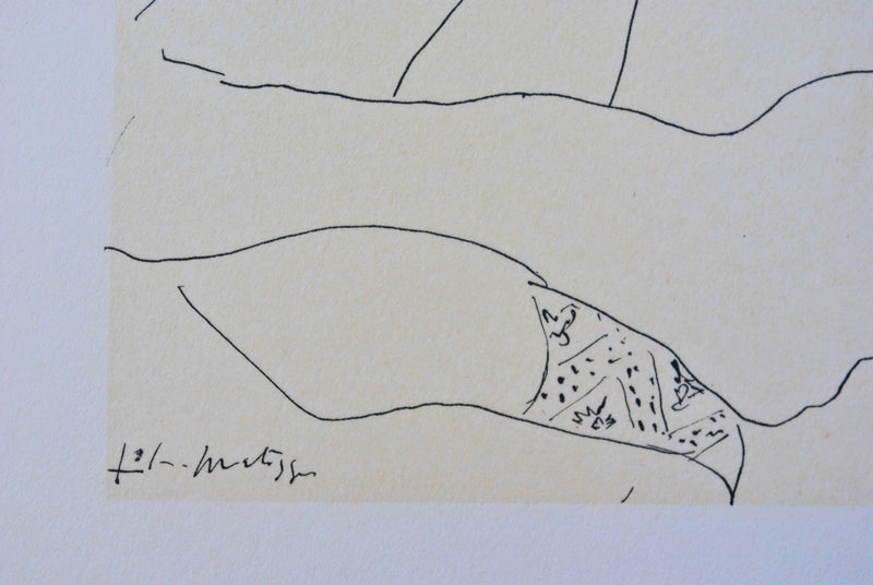 Henri MATISSE : Femme pensive, Lithographie originale (photo de détail 2) - Crédit photo : Galerie Art.Paris