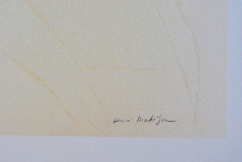 Henri MATISSE : Le rêveur, Lithographie originale (photo de détail 3) - Crédit photo : Galerie Art.Paris