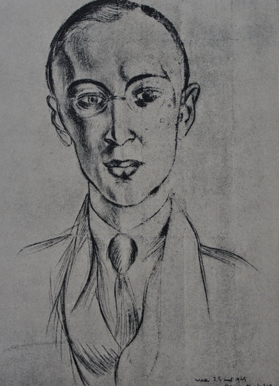 Henri MATISSE : Portrait d'Oppenheimer, Lithographie originale (photo de détail 3) - Crédit photo : Galerie Art.Paris