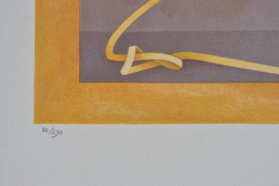 Jean-Paul CLEREN : Le masque, Lithographie originale (photo de détail 4) - Crédit photo : Galerie Art.Paris