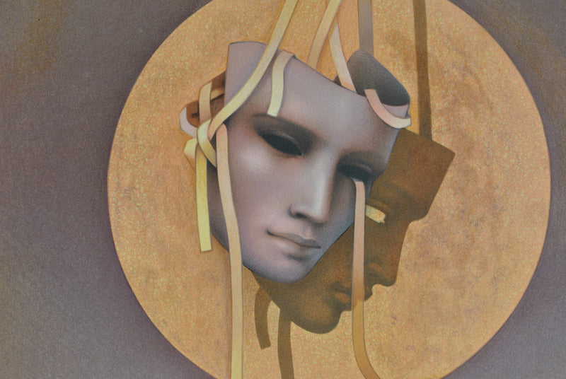 Jean-Paul CLEREN : Le masque, Lithographie originale (photo de détail 5) - Crédit photo : Galerie Art.Paris