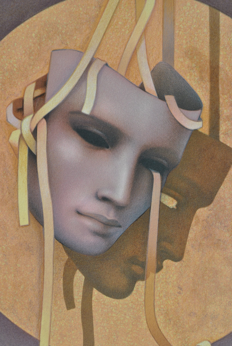 Jean-Paul CLEREN : Le masque, Lithographie originale (photo de détail 6) - Crédit photo : Galerie Art.Paris