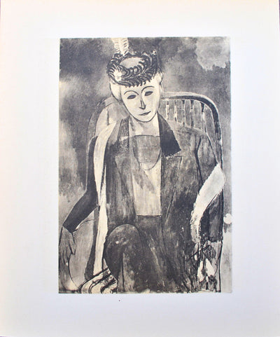 Henri MATISSE : Petite fille au ruban, Lithographie originale (photo de détail 6) - Crédit photo : Galerie Art.Paris