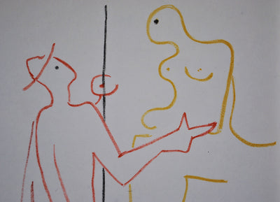 Jean COCTEAU : La déclaratio, Lithographie originale (photo de détail 6) - Crédit photo : Galerie Art.Paris