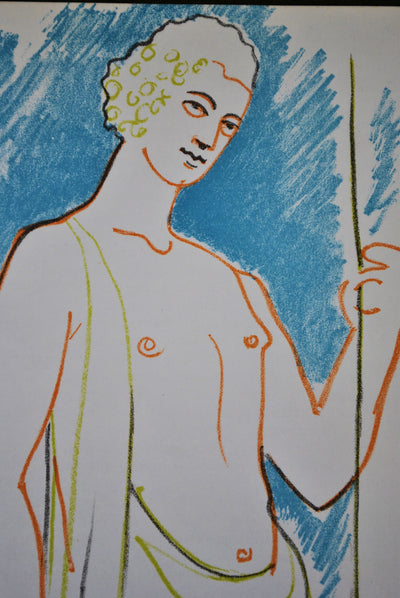 Jean COCTEAU : Apollo, Lithographie originale (photo de détail 6) - Crédit photo : Galerie Art.Paris