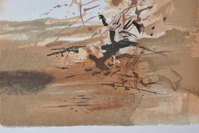ZAO Wou-Ki : La Souche Embrasée, Gravure sur bois