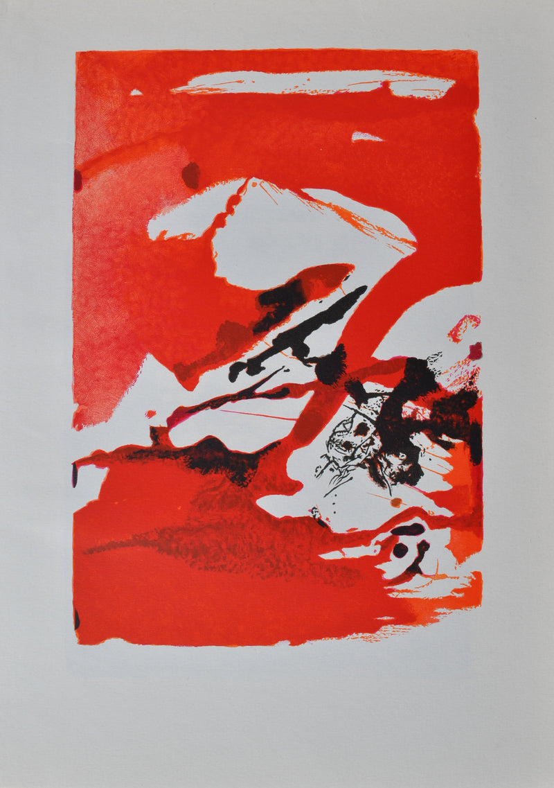 ZAO Wou-Ki : La Brûlure, Gravure sur bois