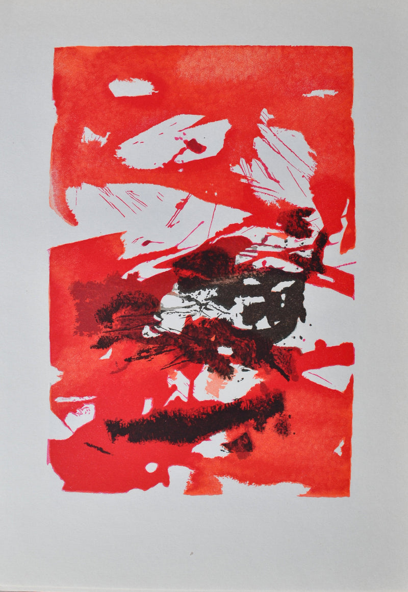 ZAO Wou-Ki : Ciel rouge sang, Gravure sur bois