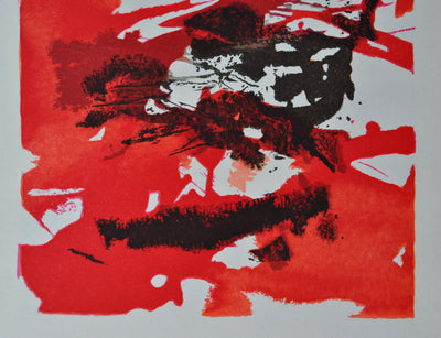 ZAO Wou-Ki : Ciel rouge sang, Gravure sur bois