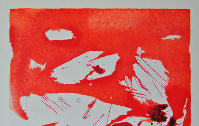 ZAO Wou-Ki : Ciel rouge sang, Gravure sur bois