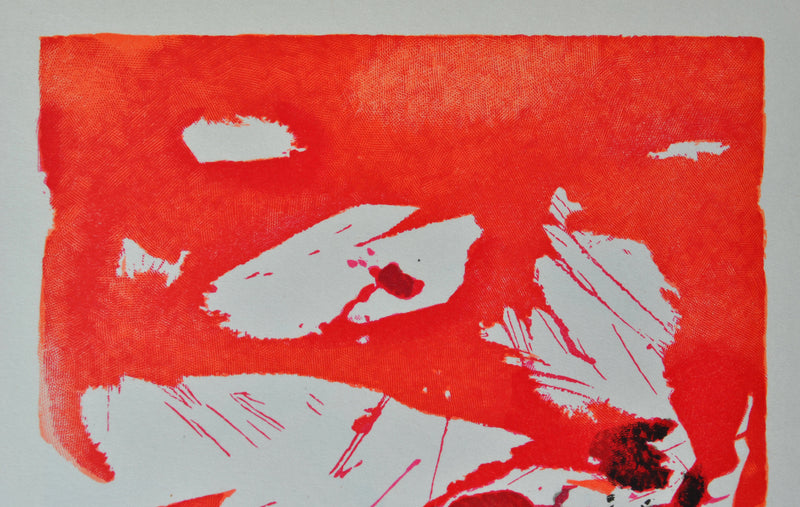 ZAO Wou-Ki : Ciel rouge sang, Gravure sur bois