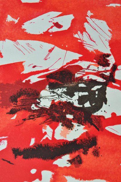 ZAO Wou-Ki : Ciel rouge sang, Gravure sur bois