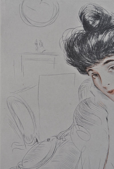 Paul César HELLEU : la duchesse de Marlborough, Héliogravure originale (photo de détail 6) - Crédit photo : Galerie Art.Paris