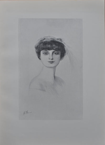 Paul César HELLEU : La comtesse Anna de Noailles, Héliogravure originale (vue générale) - Crédit photo : Galerie Art.Paris