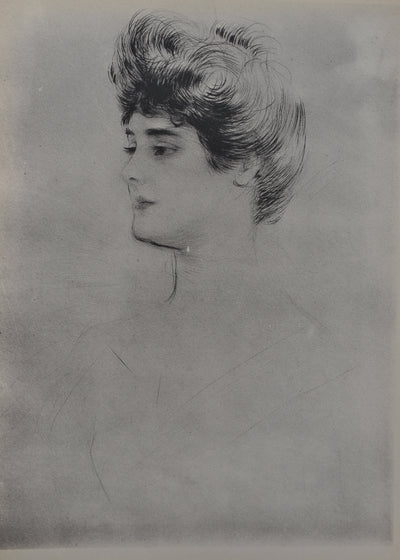 Paul César HELLEU : La duchesse de Morny, Héliogravure originale (photo de détail 2) - Crédit photo : Galerie Art.Paris