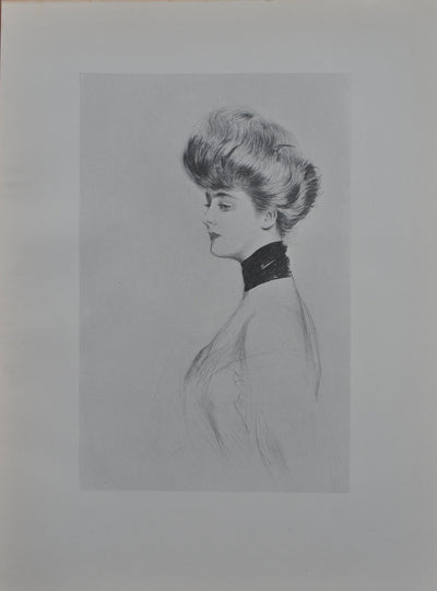 Paul César HELLEU : Madame Letellier, Héliogravure originale (vue générale) - Crédit photo : Galerie Art.Paris