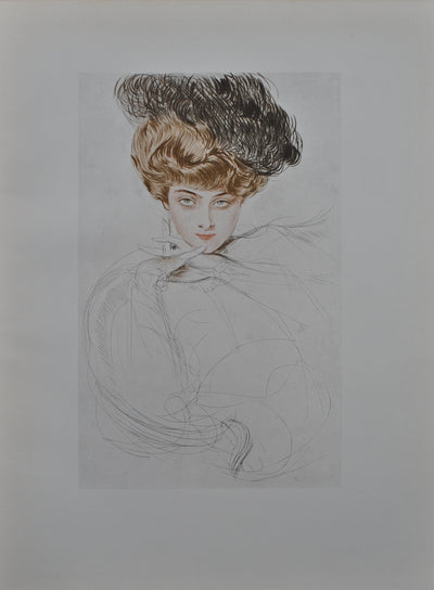 Paul César HELLEU : Madame Letellier, Héliogravure originale (vue générale) - Crédit photo : Galerie Art.Paris